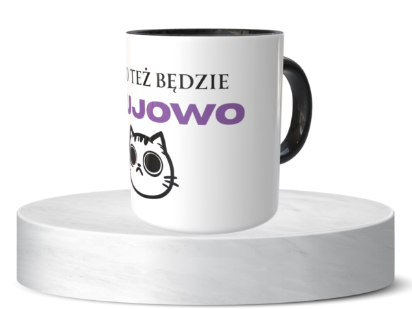 Śmieszny Kubek Niegrzeczne - Jutro też będzie chujowo